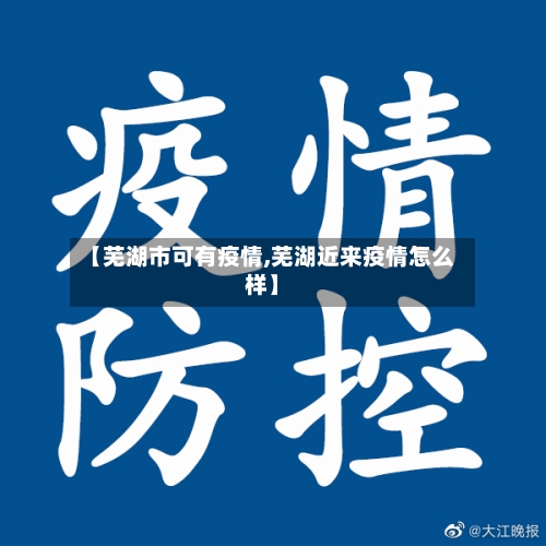 【芜湖市可有疫情,芜湖近来疫情怎么样】-第2张图片