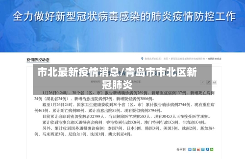 市北最新疫情消息/青岛市市北区新冠肺炎-第2张图片