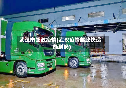 武汉市邮政疫情(武汉疫情邮政快递能到吗)-第2张图片
