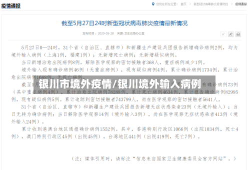 银川市境外疫情/银川境外输入病例
