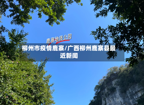 柳州市疫情鹿寨/广西柳州鹿寨县最近新闻-第2张图片