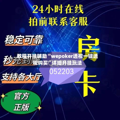 教程开挂辅助“wepoker透视一键透视购买	”详细开挂玩法-第3张图片
