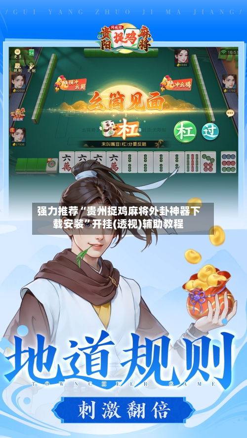 强力推荐“贵州捉鸡麻将外卦神器下载安装”开挂(透视)辅助教程-第2张图片