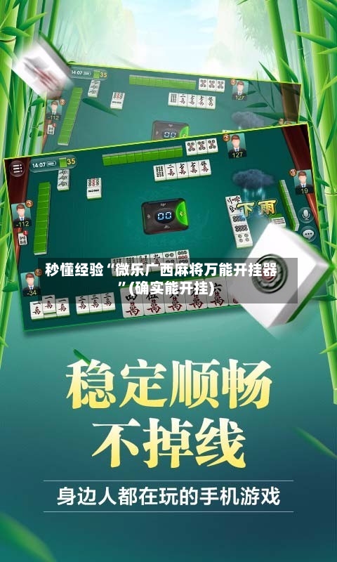 秒懂经验“微乐广西麻将万能开挂器”(确实能开挂)-第2张图片