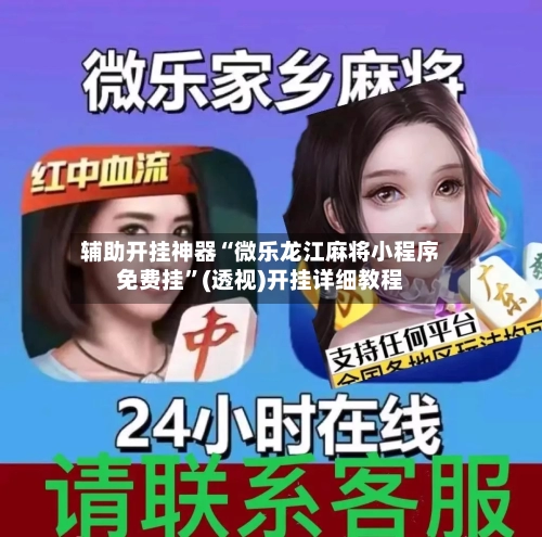 辅助开挂神器“微乐龙江麻将小程序免费挂”(透视)开挂详细教程-第3张图片