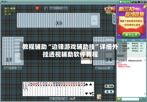 教程辅助“边锋游戏辅助挂”详细外挂透视辅助软件教程