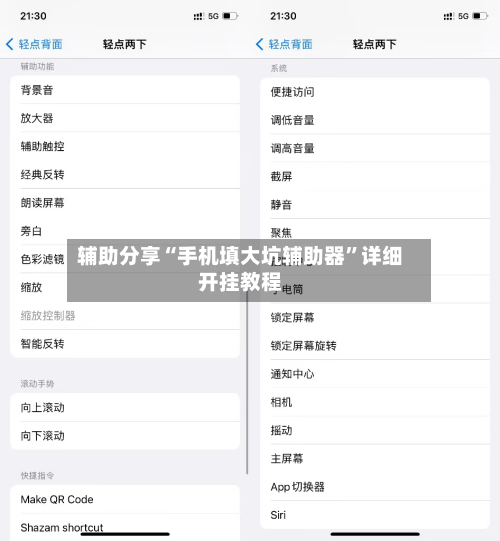 辅助分享“手机填大坑辅助器”详细开挂教程-第2张图片