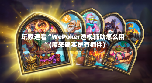 玩家速看“WePoker透视辅助怎么用	”(原来确实是有插件)-第2张图片