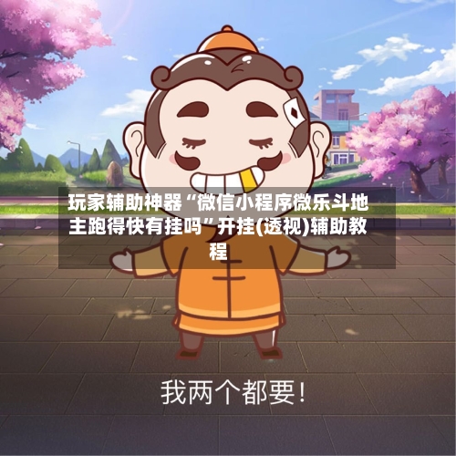 玩家辅助神器“微信小程序微乐斗地主跑得快有挂吗”开挂(透视)辅助教程-第3张图片