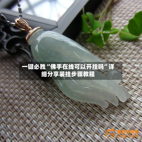 一键必胜“佛手在线可以开挂吗”详细分享装挂步骤教程