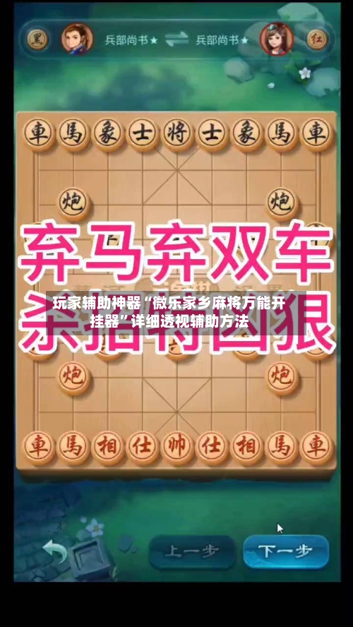 玩家辅助神器“微乐家乡麻将万能开挂器”详细透视辅助方法-第2张图片