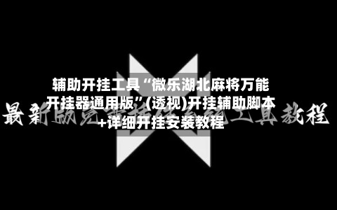 辅助开挂工具“微乐湖北麻将万能开挂器通用版	”(透视)开挂辅助脚本+详细开挂安装教程-第3张图片