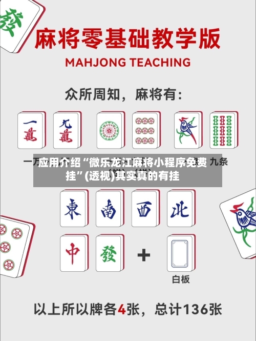 应用介绍“微乐龙江麻将小程序免费挂”(透视)其实真的有挂-第3张图片