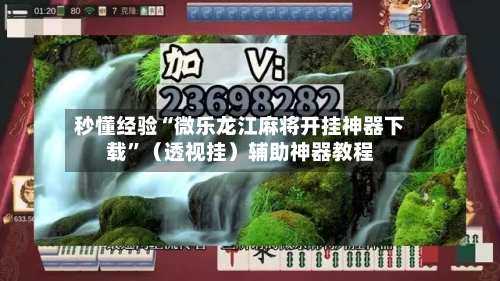 秒懂经验“微乐龙江麻将开挂神器下载”（透视挂）辅助神器教程