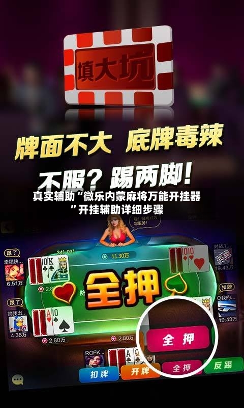 真实辅助“微乐内蒙麻将万能开挂器”开挂辅助详细步骤-第2张图片