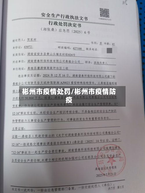 彬州市疫情处罚/彬州市疫情防疫-第3张图片