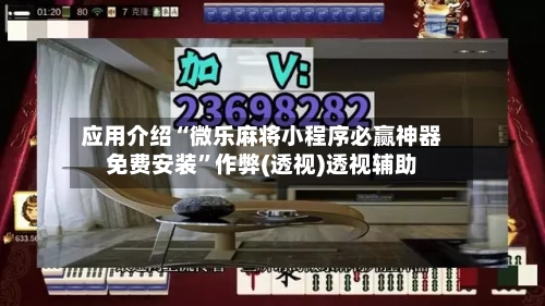 应用介绍“微乐麻将小程序必赢神器免费安装”作弊(透视)透视辅助-第2张图片