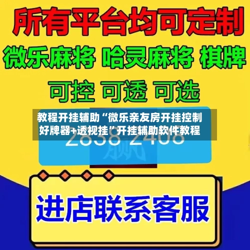 教程开挂辅助“微乐亲友房开挂控制好牌器+透视挂”开挂辅助软件教程-第2张图片
