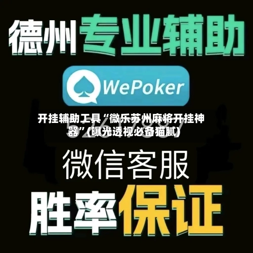 开挂辅助工具“微乐苏州麻将开挂神器”(曝光透视必备猫腻)