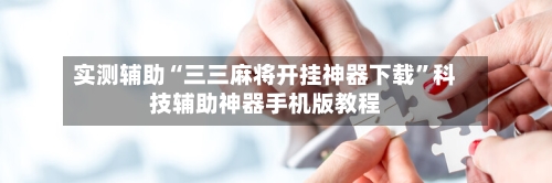 实测辅助“三三麻将开挂神器下载”科技辅助神器手机版教程-第3张图片