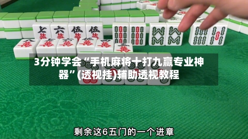 3分钟学会“手机麻将十打九赢专业神器”(透视挂)辅助透视教程-第3张图片