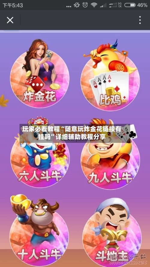 玩家必看教程“随意玩炸金花链接有挂吗”详细辅助教程分享-第3张图片