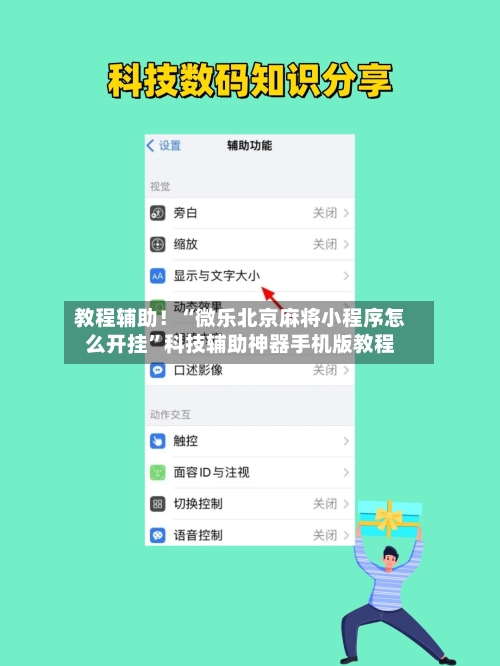 教程辅助！“微乐北京麻将小程序怎么开挂”科技辅助神器手机版教程-第2张图片