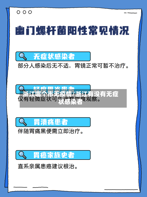 浙江哪个市无疫情/浙江有没有无症状感染者