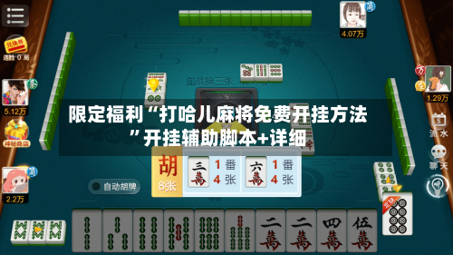 限定福利“打哈儿麻将免费开挂方法	”开挂辅助脚本+详细-第2张图片