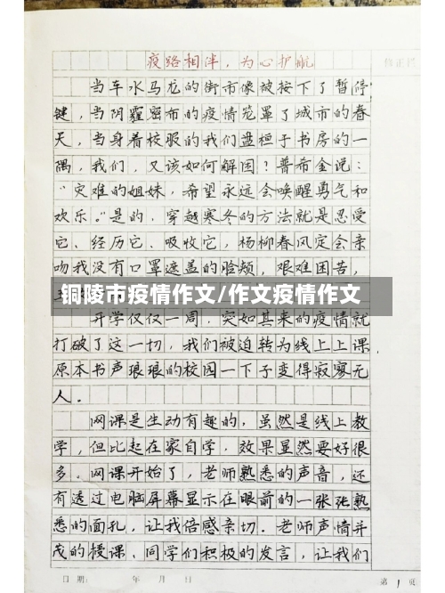 铜陵市疫情作文/作文疫情作文-第2张图片