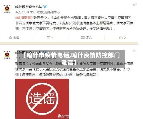 【喀什市疫情电话,喀什疫情防控部门电话】-第3张图片