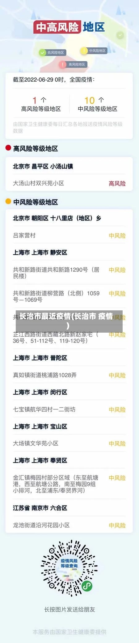 长治市最近疫情(长治市 疫情)