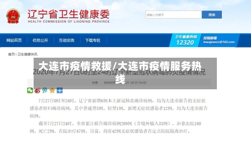 大连市疫情救援/大连市疫情服务热线-第2张图片
