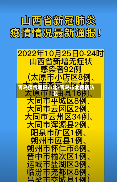 青岛疫情通报市北/青岛市北疫情防控